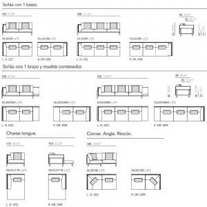 Sofá Silence de Joquer. Sofás de diseño moderno. Sofás cómodos para los salones.