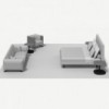 Cama Pulse suspendida Joquer. Camas cómodas de diseño moderno para tu dormitorio.