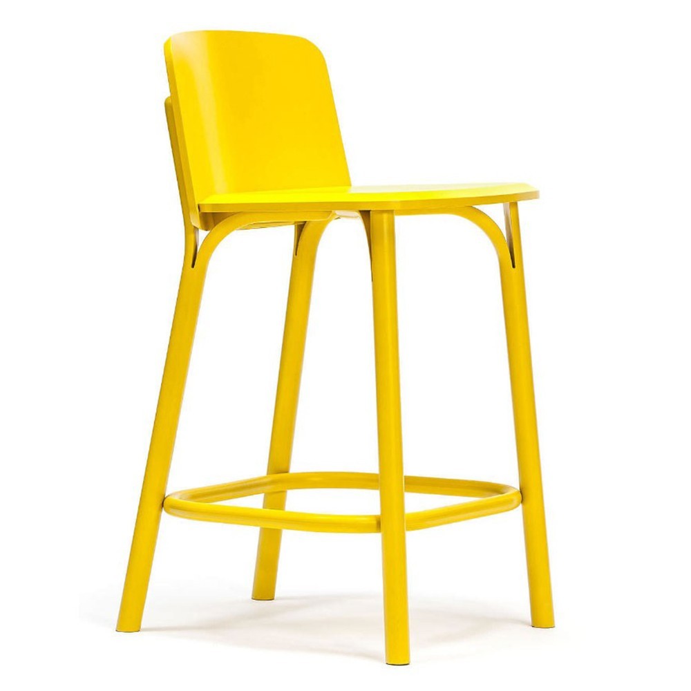 Taburete Split madera de Ton. Taburetes para bares, de innumerables interiores.