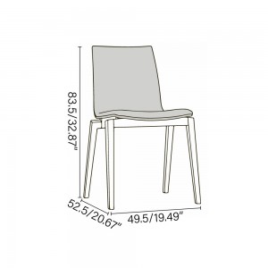 Silla Stockholm tapizada de Ton. Sillas de restaurante, para variados interiores.