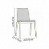 Silla Stockholm tapizada de Ton. Sillas de restaurante, para variados interiores.