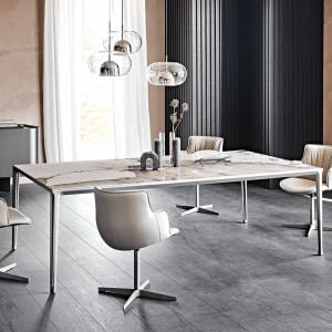 Mesa Boulevard Keramik Cattelan Italia. Mesa rectangular de diseño moderno.