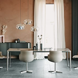 Mesa Boulevard Keramik Cattelan Italia. Mesa rectangular de diseño moderno.