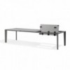 Mesa Skin Extensible Desalto. Mesa moderna apta para interiores y exteriores.