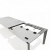 Mesa Skin Extensible Desalto. Mesa moderna apta para interiores y exteriores.