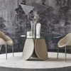 Mesa Maxim de Cattelan Italia. Mesas de comedor modernas. Mesas de cristal.