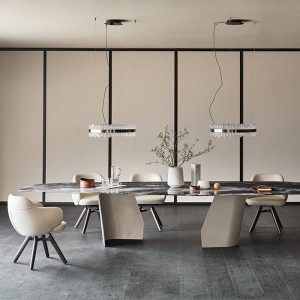 Mesa Senator de Cattelan Italia. Mesas de comedor modernas. Mesas de cristal.