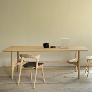 Roble - Tela marrón oscuro 