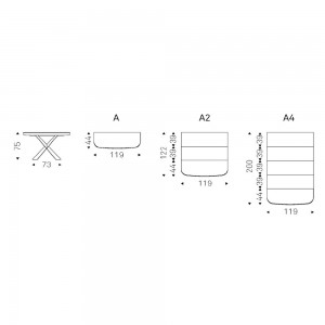 Consola Terminal Keramik Drive de Cattelan Italia. Cónsolas de cerámica.