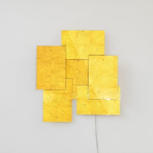 Aplique pared 24 Karat Blau Flat Ingo Maurer