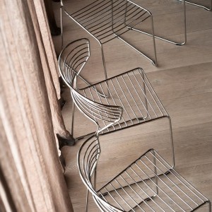 Silla Koki Wire Desalto. Silla moderna de diseño para ambientes de interior.