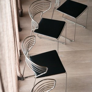 Silla Koki Wire Desalto. Silla moderna de diseño para ambientes de interior.