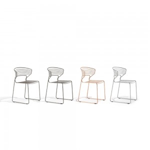 Silla Koki Wire Desalto. Silla moderna de diseño para ambientes de interior.