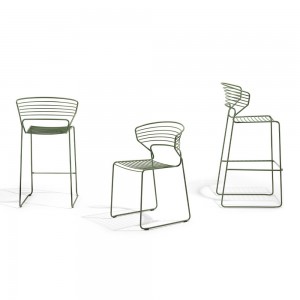 Taburete Koki Wire Desalto. Taburete moderno para ambientes de interior.