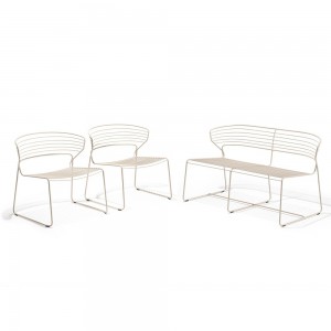 Butaca Koki Wire Desalto. Silla lounge de diseño original para salón.