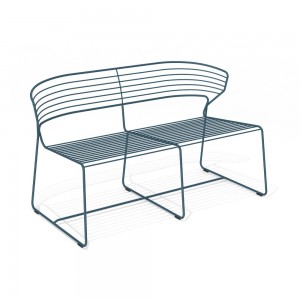 Sofá Koki Wire Desalto. sofá doble de diseño original ideal para salón.