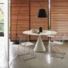 Silla Koki Wire Cuoio Desalto. Silla moderna de diseño para interiores.