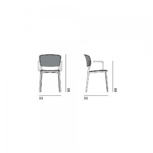 Sillón Ply Cuero Desalto