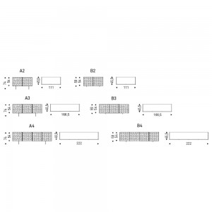 Aparador Arizona Crossing de Cattelan Italia. Aparador de diseño. Aparador de salón.