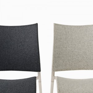 Silla elegante Sand tapizada para comedor de Desalto. Sillas modernas.