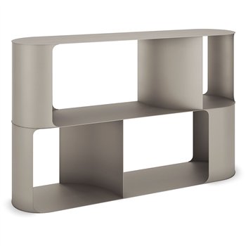 Estantería Fulham de Cattelan Italia. Estantería en madera lacada o nogal.