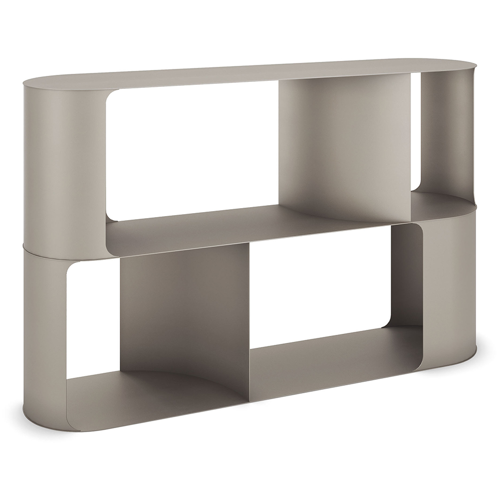 Estantería Fulham de Cattelan Italia. Estantería en madera lacada o nogal.