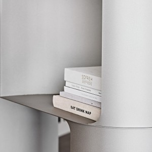 Estantería Fulham de Cattelan Italia. Estantería en madera lacada o nogal.