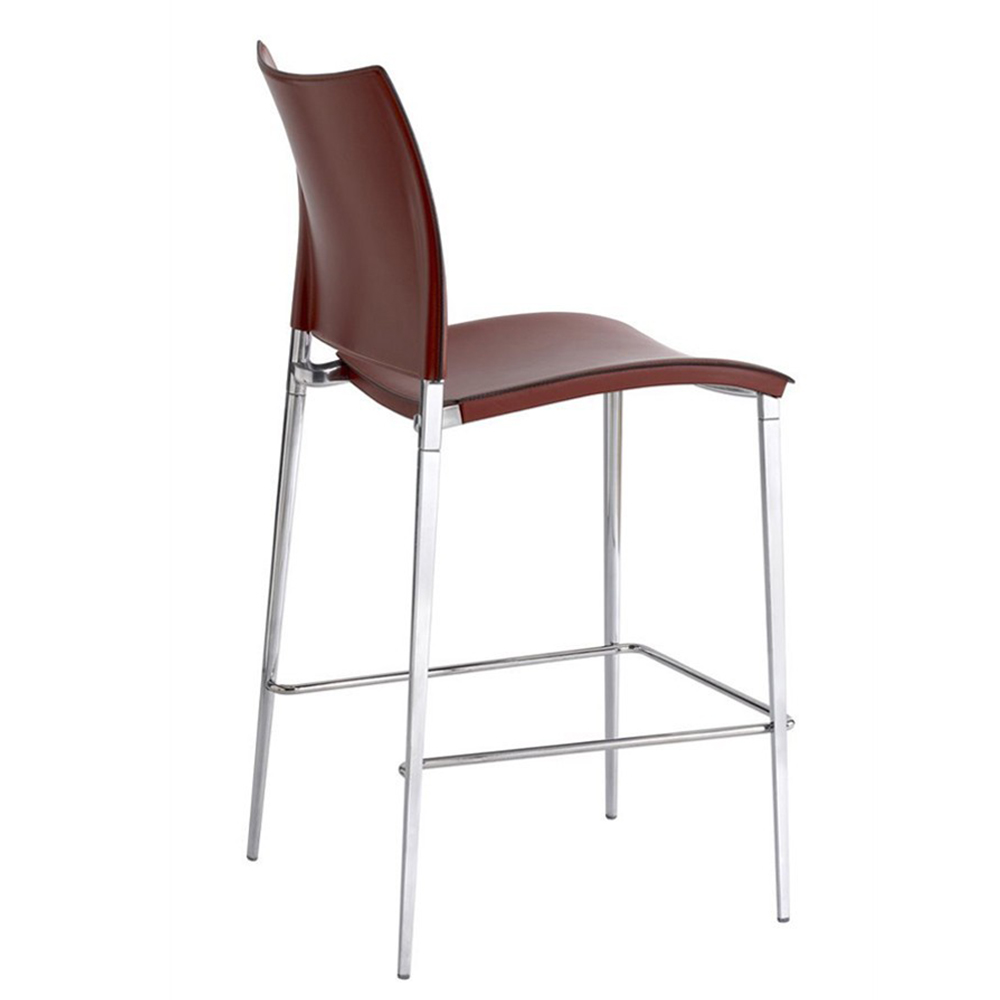 Taburete original Sand en Cuero Desalto. Taburete ideal para interiores.