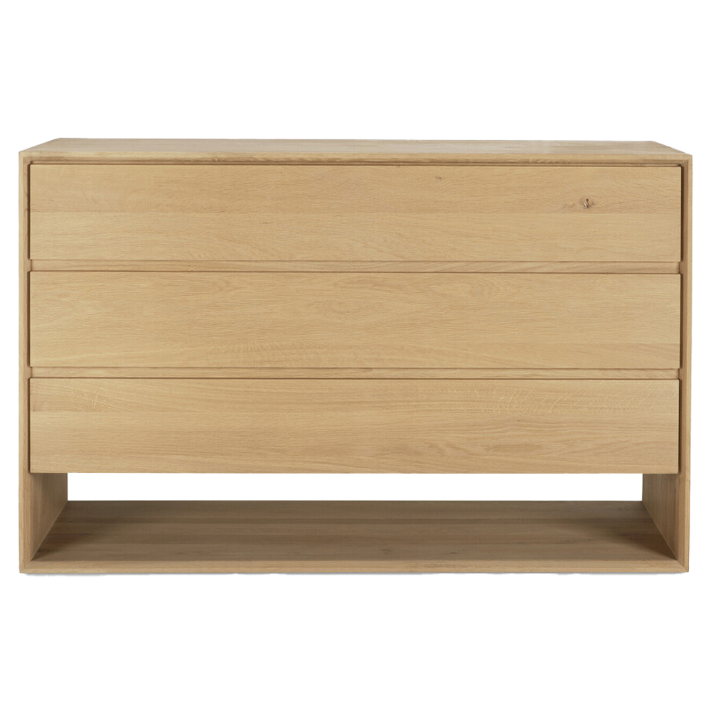 Cómoda Nordic de Ethnicraft. Muebles modernos macizos. Cómodas de dormitorio.