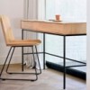 Escritorio Whitebird de Ethnicraft. Escritorios de madera modernos para hogar.