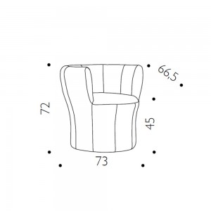 Sillón Lisa de Driade. Elegantes muebles tapizados para el hogar. Sillones modernos.