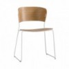 Silla Arc Inclass. Sillas de diseño elegante en madera ideal para salón.