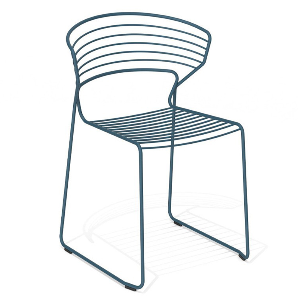 Silla Koki Wire Outdoor Desalto. Silla moderna ideal para jardines o terrazas.