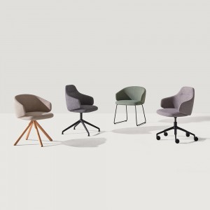 Sillón Binar60 giratorio fijo Inclass. Silla de diseño ideal para oficinas.