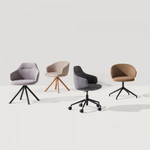 Sillón Binar60 giratorio fijo Inclass. Silla de diseño ideal para oficinas.