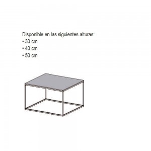 Mesa Auxiliar Helsinki 15 Outdoor Desalto. Mesa auxiliar para terraza.