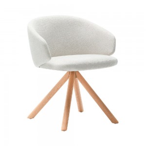 Sillón Binar60 giratorio madera Inclass. Sillones de diseño ideal para interiores.