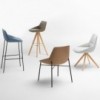 Taburete Dunas XS giratorio madera Inclass. Taburetes de diseño ideal para salón.