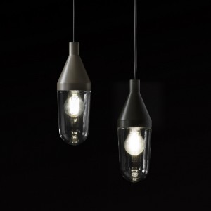 Lámpara suspensión Niwa exterior Oluce