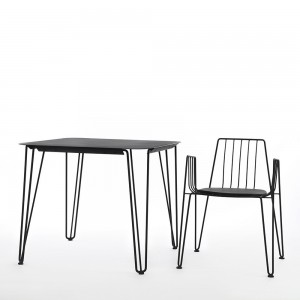 Silla apilable Rambla de Mobles 114. Silla moderna para salón o jardín.