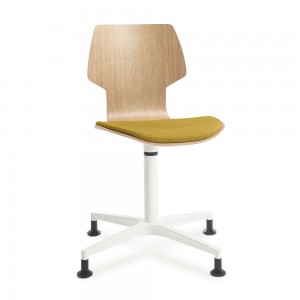 Silla Gràcia Giratoria Textil Mobles 114. Diseño único perfecta para oficinas.