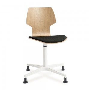 Silla Gràcia Giratoria Textil Mobles 114. Diseño único perfecta para oficinas.