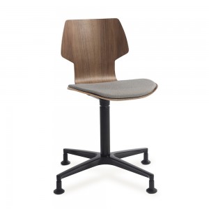Silla Gràcia Giratoria Textil Mobles 114. Diseño único perfecta para oficinas.