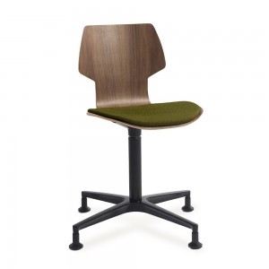 Silla Gràcia Giratoria Textil Mobles 114. Diseño único perfecta para oficinas.