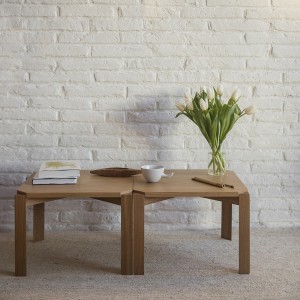 Mesa MMS 1963 de Mobles 114. Mesas auxiliares originales para interiores.