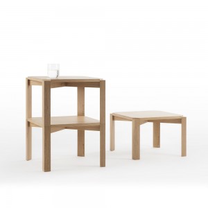 Mesa MMS 1963 de Mobles 114. Mesas auxiliares originales para interiores.