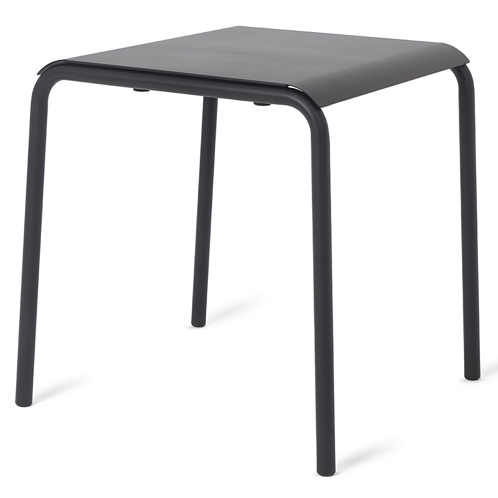 Mesa Tube cuadrada Mobles 114. Mesa moderna ideal para salón o jardín.