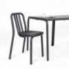 Mesa Tube cuadrada Mobles 114. Mesa moderna ideal para salón o jardín.
