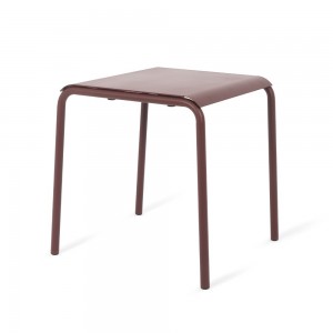 Mesa Tube cuadrada Mobles 114. Mesa moderna ideal para salón o jardín.