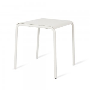 Mesa Tube cuadrada Mobles 114. Mesa moderna ideal para salón o jardín.
